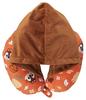 Marushin Hooded Neck Pillow, Disney Chip & Dale, Relaxing/Chip, Bead-filled, Transforms into a Plush Toy, Reversible, 2215038100