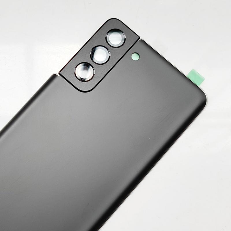 Cover Posteriore in Vetro SM-G996 Per Samsung Galaxy S21+ 5G S21 Plus Sostituzione Sportellino Batteria, Cover Posteriore + Lente Fotocamera