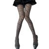 Silver Silk Black Sexy Style Skinny Personality Black Silk Spice Girls Pantyhose Leopard Zebra Jacquard