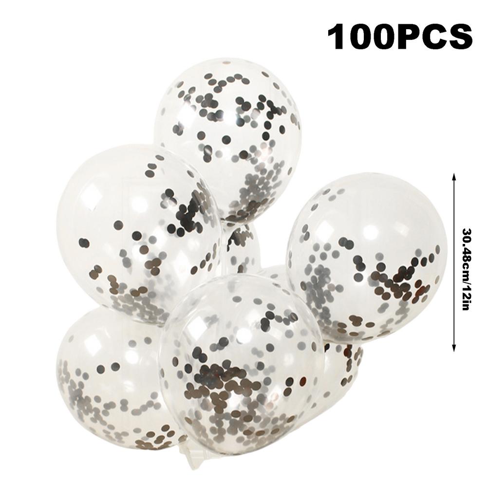 Balloons With Golden Paper 100Pieces Latex Confetti Balloons Party Balloon Party Decoration With Golden Paper Transparent
