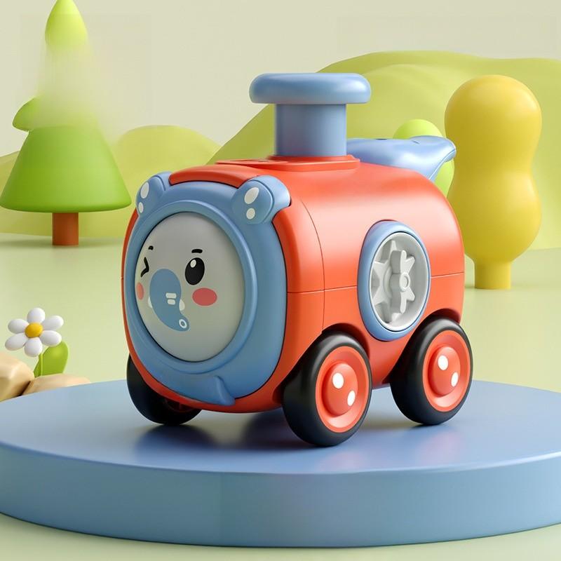 Dinosaur Pressing Whistle Inertia Car With Interactive Play For Kids Ages 3 To 6