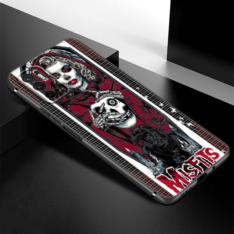 The Misfits Glenn Danzig Phone Case For Xiaomi Redmi Note 7 8 8T 9 9S 10 10S 10T 11 11S 4G 11E 11T Pro 5G Soft TPU Black Cover