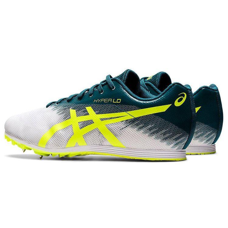 Asics Hyper LD 6 Comfortable Low-Top Running Shoes Men Sneakers White Green 1091A019-100
