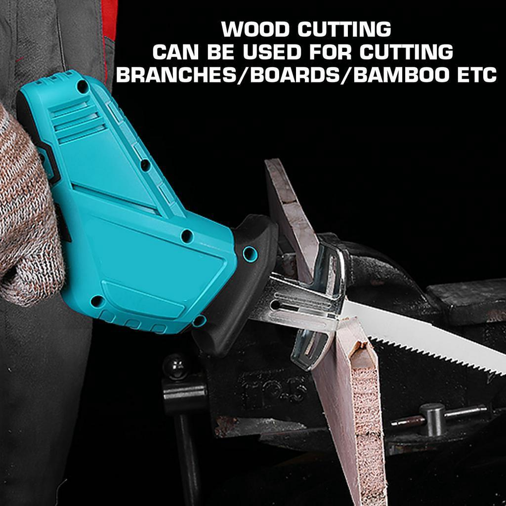 88V lithium Battery Cordless Reciprocating Saw Kit Outdoor Electric Saw Blades for Wood Metal Cutting Woodworking Tools