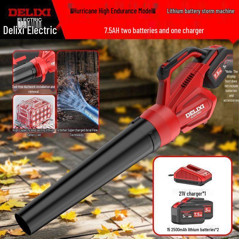 Delixi High-Power Rechargeable Leaf Blower & Industrial Hair Dryer
