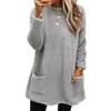 Women Winter Warm Hoodie Coat Streetwear Fleece Pocket Thinken Sweatershirt Autumn Female Casual Loose Outfits Hoodie Tops