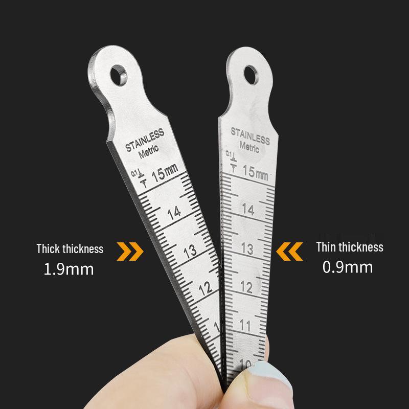 High Precision Stainless Steel Taper Aperture Gauge 0-15mm - Internal Diameter Wedge Feeler Slope