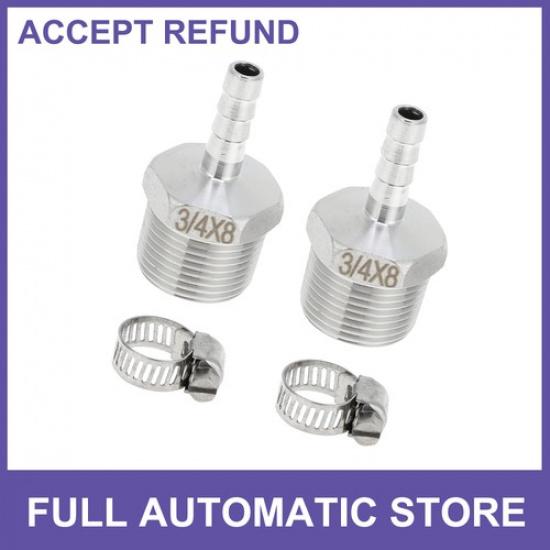 

Hose Barb Fittings 516 OD 34 BSPT Male Thread Straight Barb Connector 1Set