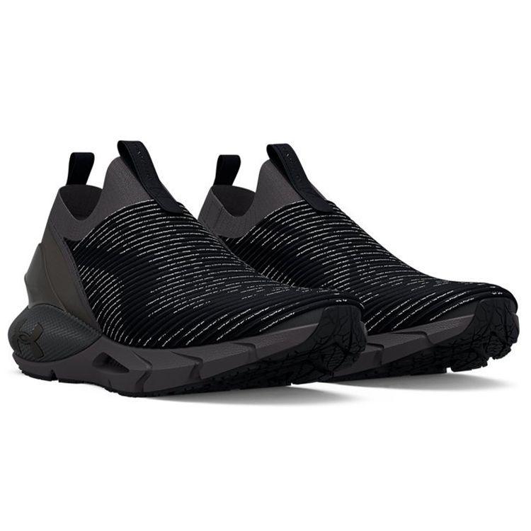 Under Armour HOVR Phantom 2 Fabric Sports Casual Low-Top Lifestyle Shoes Unisex sneaker Black 3024928-001