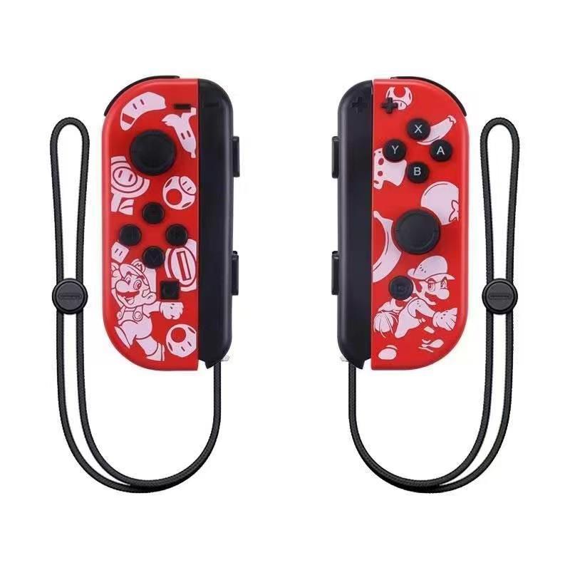 Wireless Bluetooth Joy-Con Controllers with Wake-Up Feature and Wrist Strap, Left and Right Separately for Switch