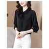 High-end Shirt Women's Long-sleeved Top Loose and Fashionable Chiffon Women's