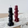 Spiritual Serpent Coiled Around Pillar Scented Candle Holiday Celebration Decorative Candle Home Decor Candle