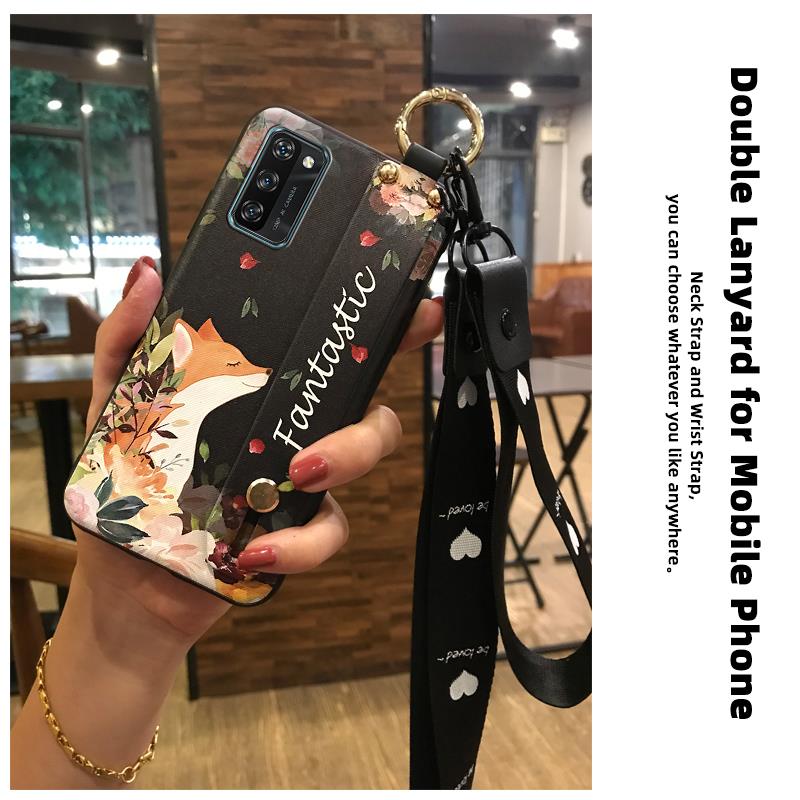 Durable Dirt-resistant Phone Case For Blackview A100 Waterproof Wristband Protective Fashion Design Phone Holder Ring
