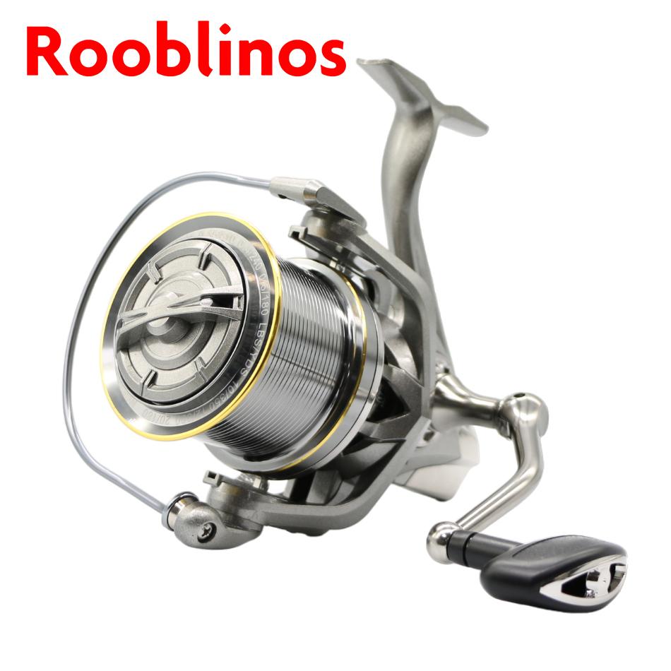 Metal Casting Long-range Casting Reel Large-fish Anchor Reel Spinning Reel Bearing Spinning Fishing Reel 25KG Powerful Reel Saltwater Fresh Water Drag