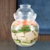 1Pcs Fermentation Jar Household Kitchen Pickle Jar Glass Transparent Storage Container Sealed Food Can Practical Storage Tank