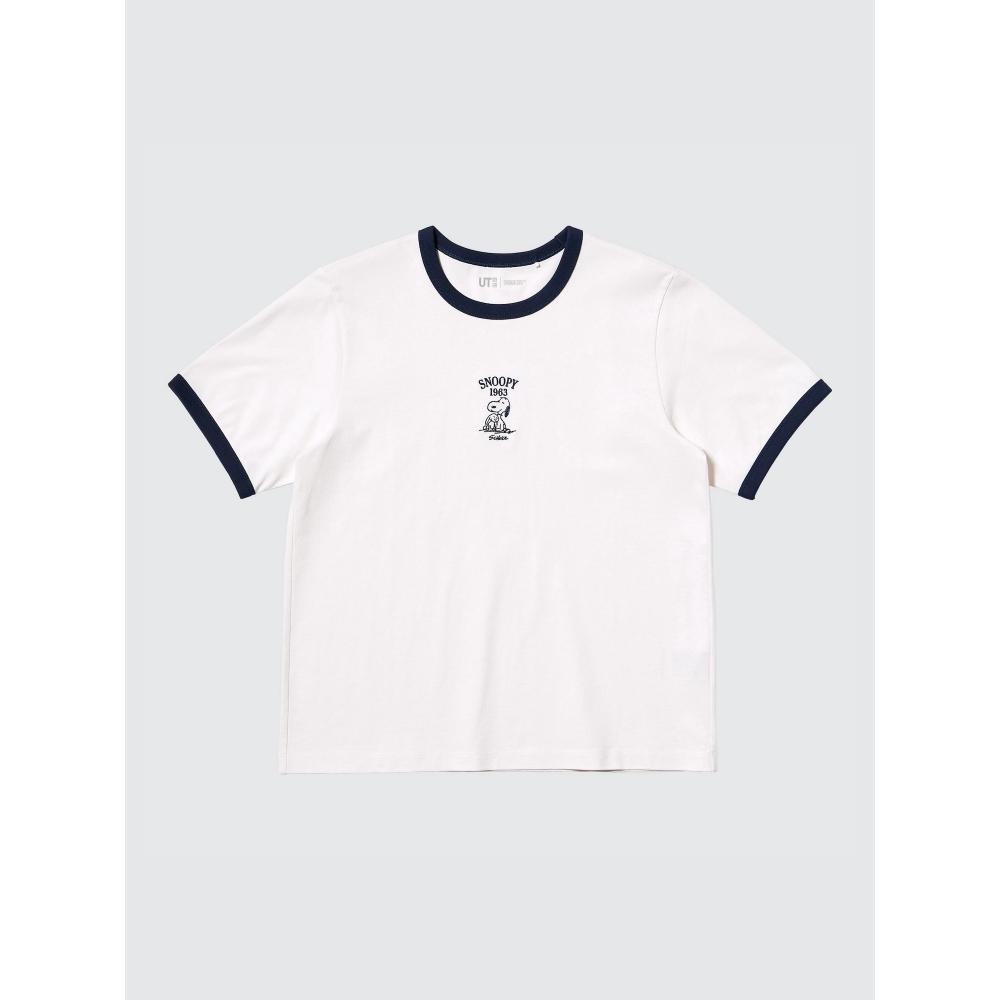 

Uniqlo Футболка PeanUTs UT с графикой, с коротким рукавом J 00 WHITE/WOMEN XS