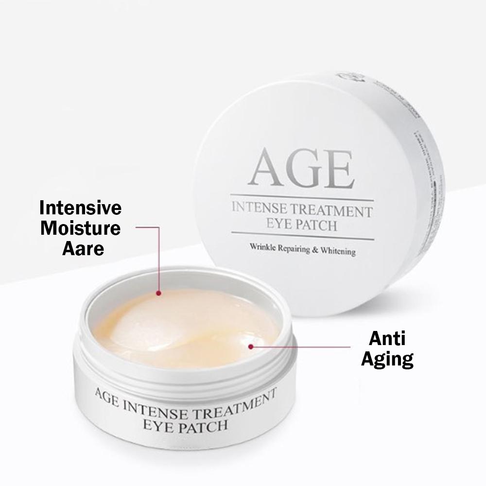 Fromnature Age Intense Treatment Eye Patch, 1.5g x 60 Patches, Hydration Moisturizer With Collagen, Hyaluronic Acid For Fromnature