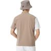TaylorMade Men's Colorblock S/S Mock Shirt In Acid Brown (Size M) (FW 25 UN968)