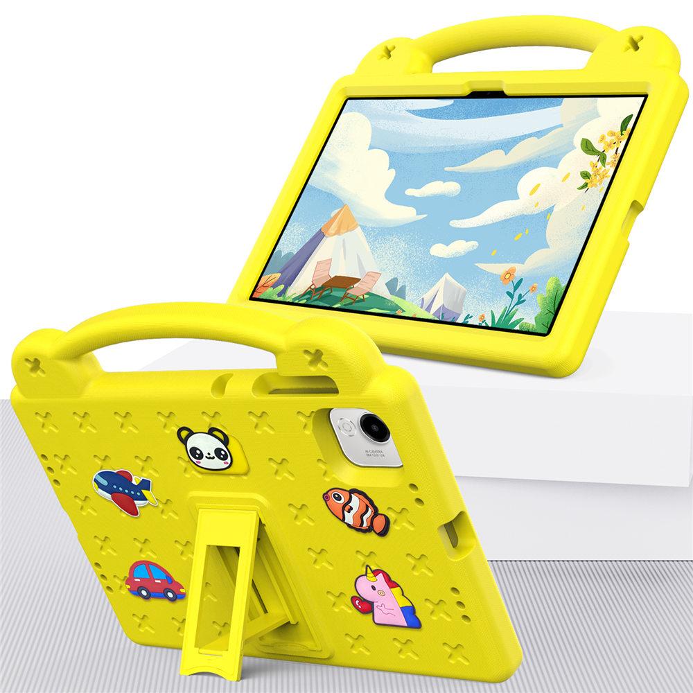 Cartoon Cute Bear EVA Case For Honor Pad 9 12.1 inch 2025 Kids Safe Handle Stand Protective Tablet Cover Funda