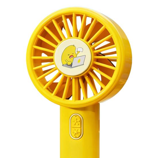 Handheld Fan Cartoon Pet Pattern Multi-Speed Silent Motor USB Rechargeable Portable Desktop Cooling Fan