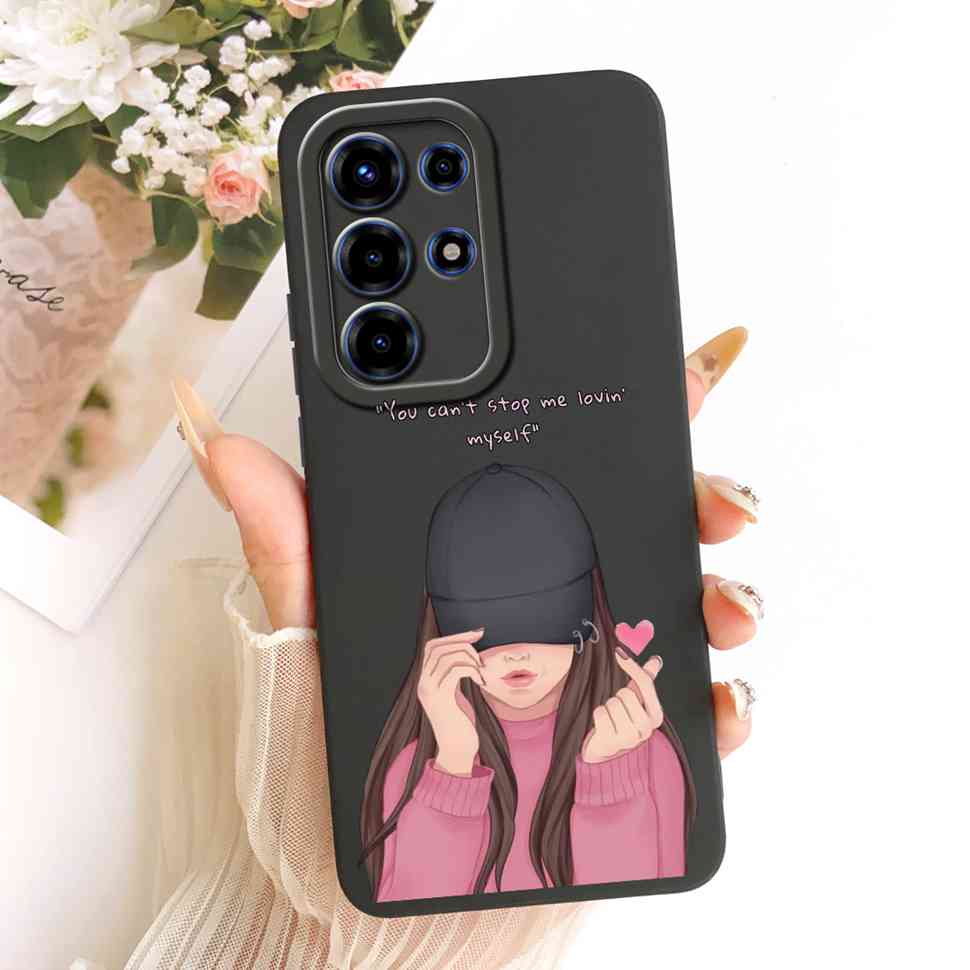 For Itel S26 Ultra Case Floral Silicone Soft Casing New Shockproof Back Cover For Itel S26 Ultra / Super 26 Ultra / S688LN Cover