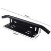 Glossy Surface Registration Plate Holder Waterproof Car License Plate Bracket  Universal