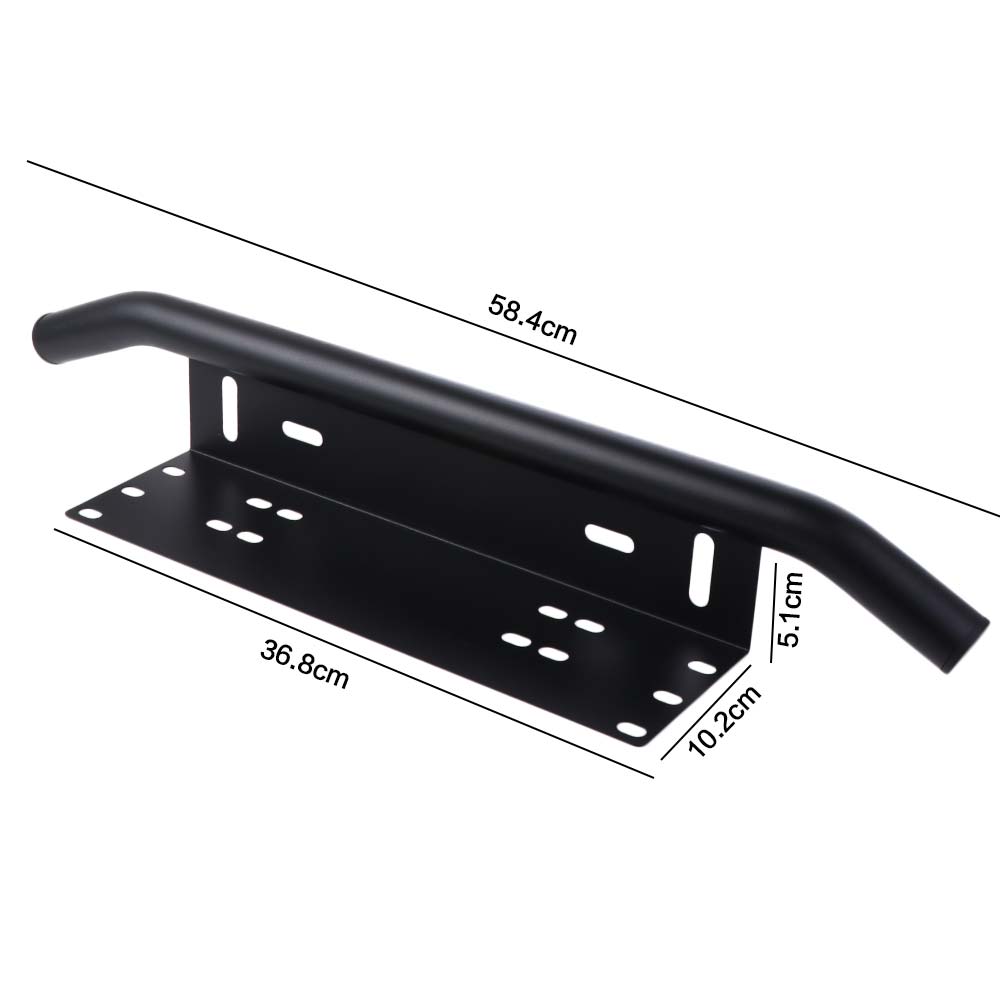 Glossy Surface Registration Plate Holder Waterproof Car License Plate Bracket Universal