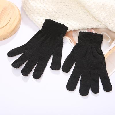 Baumwollgarnhandschuhe, warm und atmungsaktiv, fingerlose Handschuhe