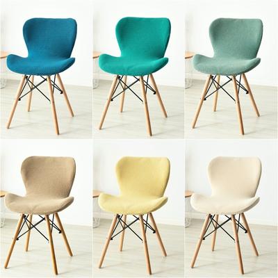 Coprisedia Curvo Nordic Spandex Sgabello da Bar Sedia da Pranzo Fodera a Farfalla Elasticizzato Lavabile Coprisedili Decorativi