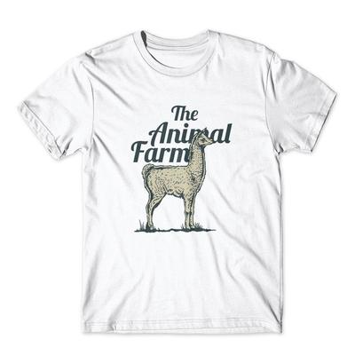 Lama T-Shirt. Farm der Tiere 100% Baumwolle Premium Grafik T-Shirt Neu