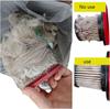 100pcs Disposable Vacuum Cleaner Filter Protective Cover - Washable Non-woven Fabric for Handheld Vacuum Cleaner