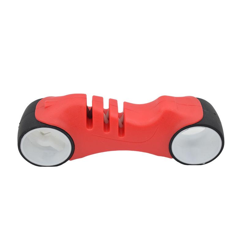 

Точилка для ножей Новые многофункциональные ножницы Заточка артефактов Ручной инструмент для заточки вольфрамовой стали Бытовая быстрая точилка для ножей красный