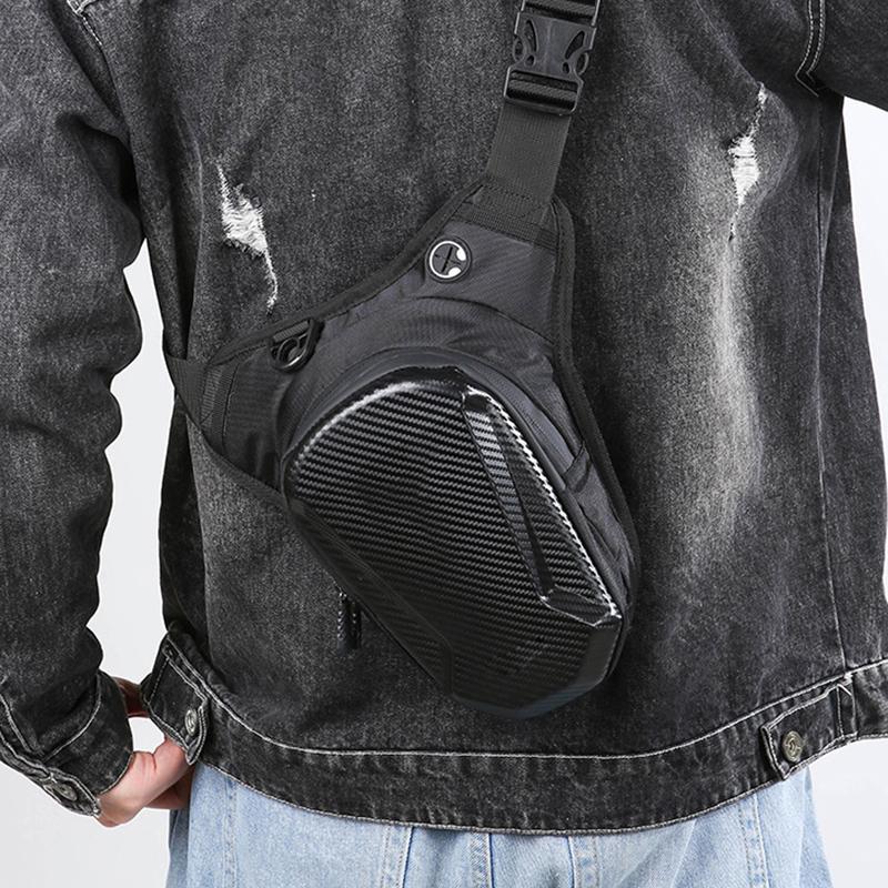 Motorcycle Leg Side Bag Eva Hard Shell Outdoor Casual Waist Bags Motorbike Mobile Phone Purse Hip Bum Pack