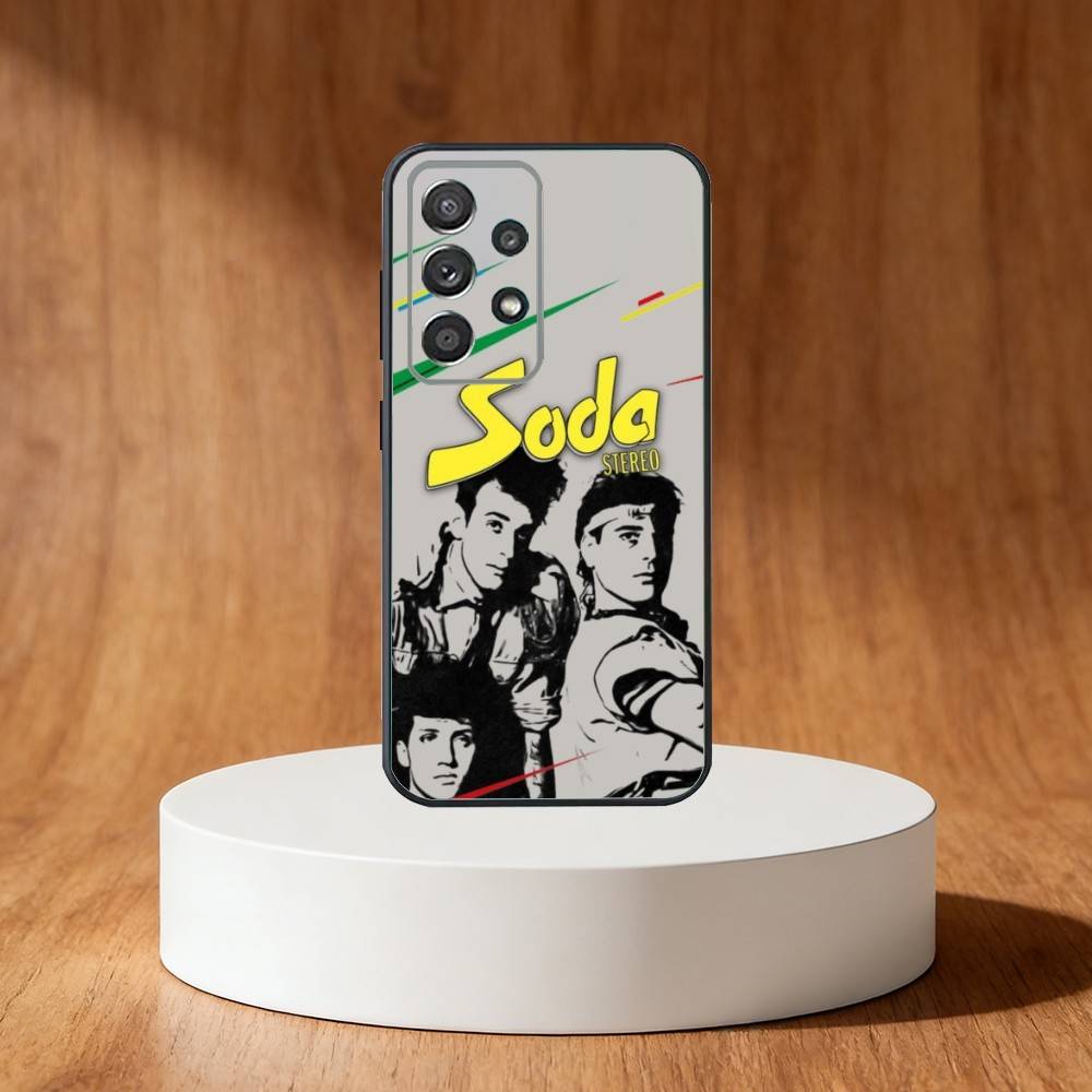 Rock Band S-Soda S-Stereo Phone Case For Samsung S25,S24,S21,S22,S23,S30,Ultra,S20,Plus,Fe,Note,10,9,5G Black Cover