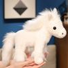 Horse Plush Toy Realistic Horse Stuffed Animal 12" Collectible Horse Soft Soft Animal Doll Pillow for Kids