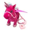 35cm Funny Electric Walking Unicorn Plush Toy Stuffed Animal Toys Electronic Music Unicorn Toy Christmas Gifts