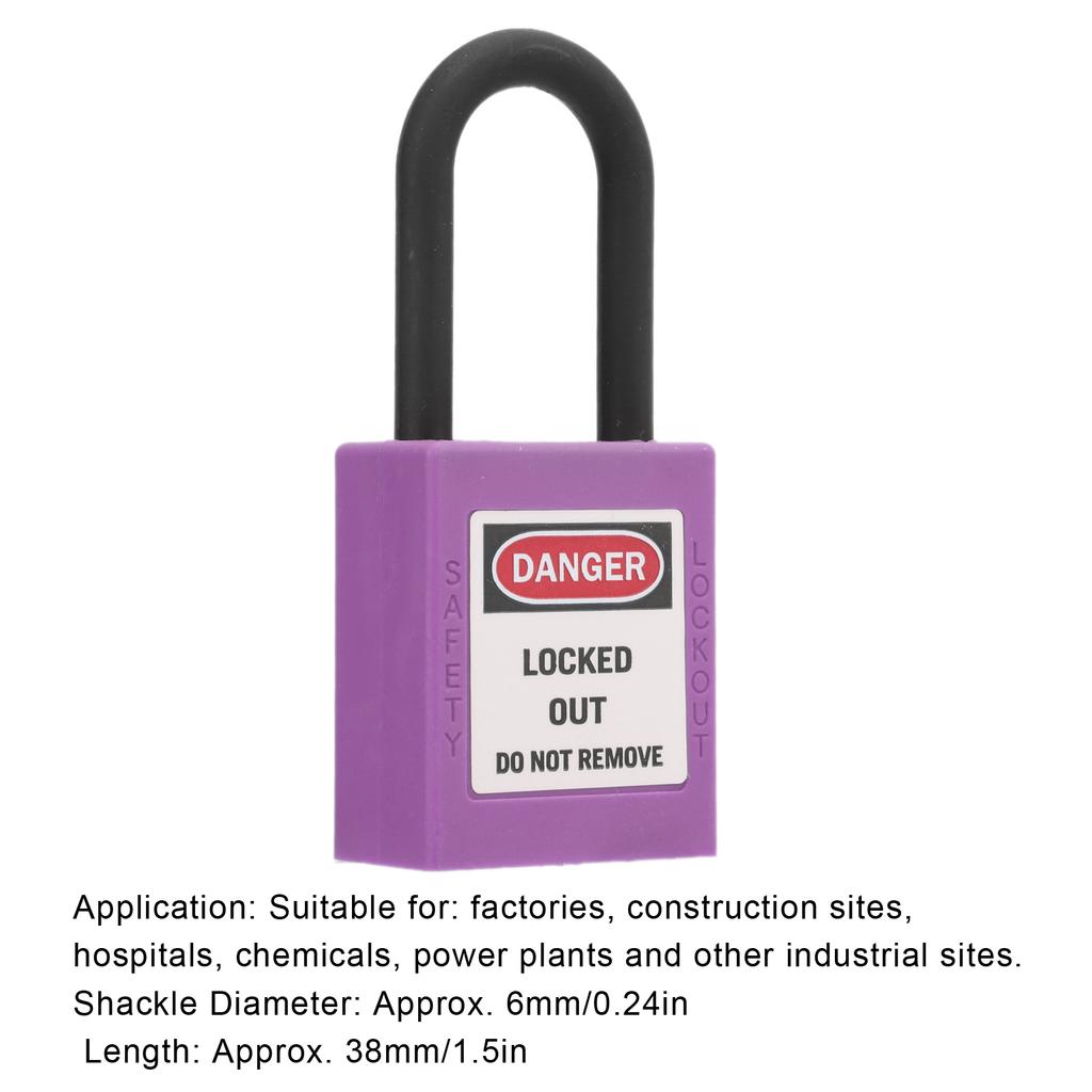 5Set 38mmCelsius1.5in   Lockout Engineering Insulation Skid Resistance for Factories Construction Sites Hospitals Chemicals