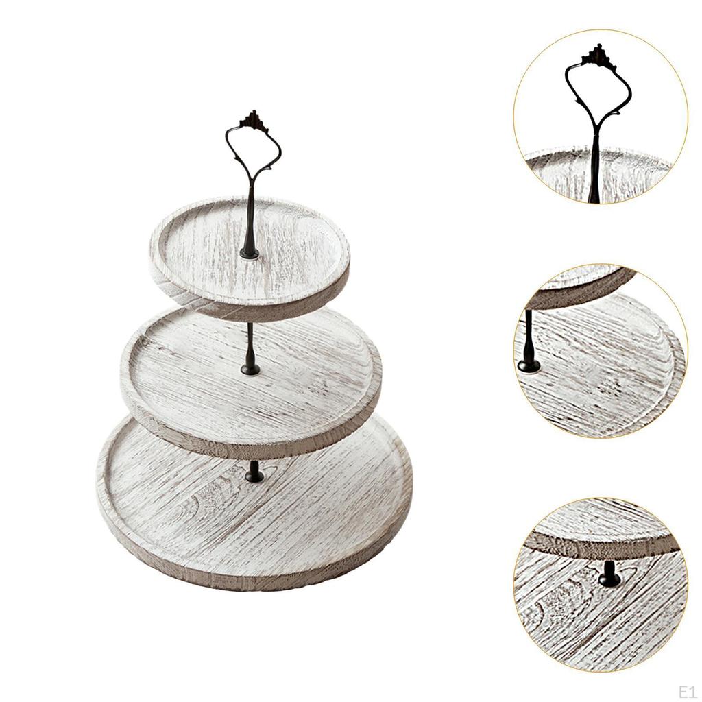 Stojan na muffiny, stojánek na sušenky, 3vrstvý univerzální servírovací tác, dezert na párty, oslavu, narozeniny