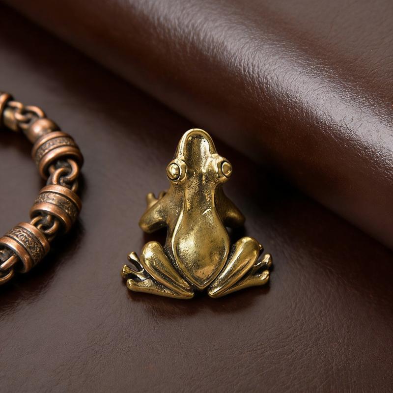 Frog Figurines Home Decor Exquisite Miniature Statues Decoration Gift Home Living Room Ornaments Tea Pet Decor