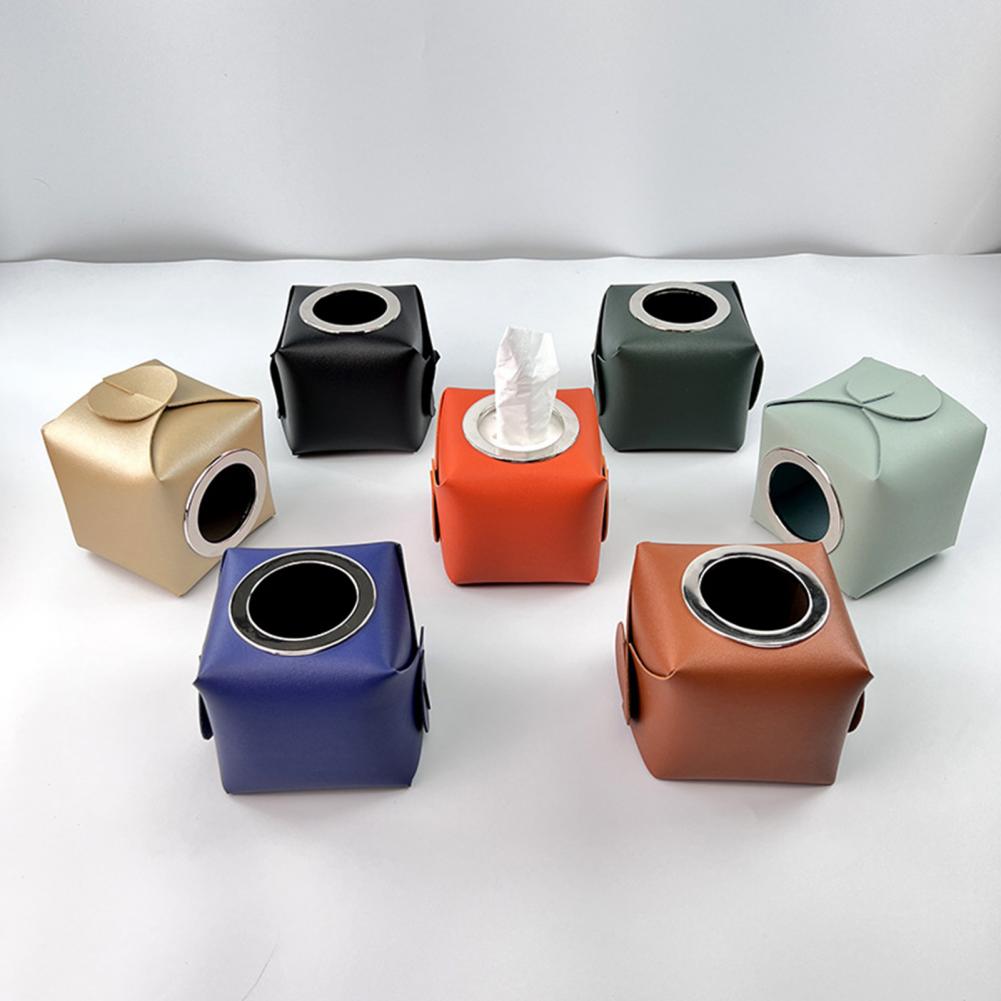 Napkin Paper Case Eco-friendly Roll Paper Case Multifunctional Tissue Storage Home Bedroom Office Roll Paper Storage Box