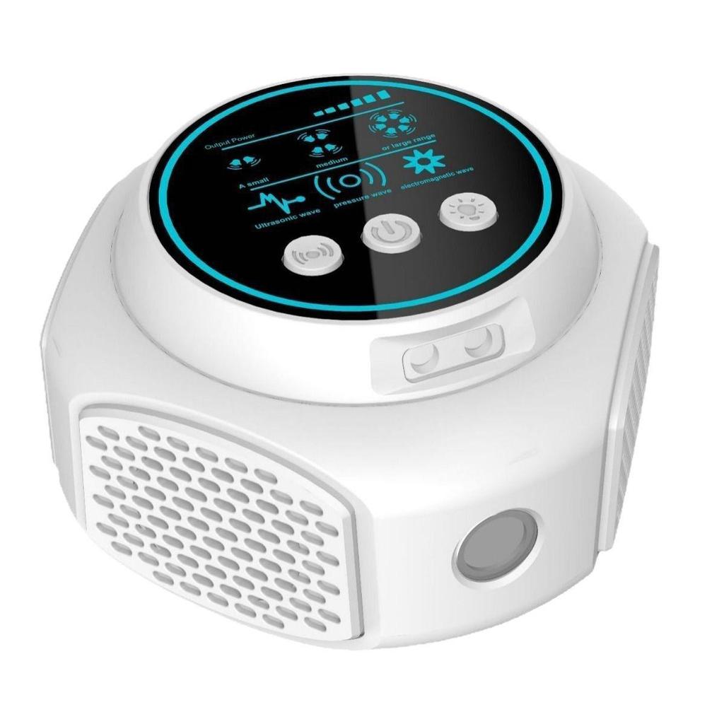 Upgraded 4-in-1 Ultrasonic 360° Pest Repellent: Mosquito & Rodent Repeller