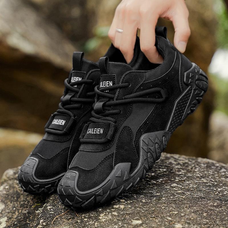 Labor insurance shoes autumn new breathable work shoes non-slip and wear-resistant sports casual hiking shoes