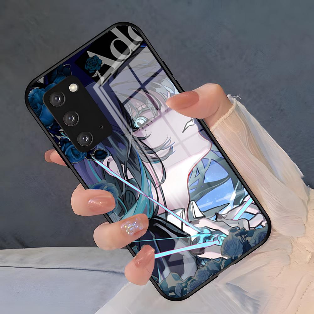 Cute A-Ado Phone Case For Samsung S26 S25 Plus S20 S20 Plus S22 Ultra S23 FE S21 Plus S21 Ultra Glass Cover