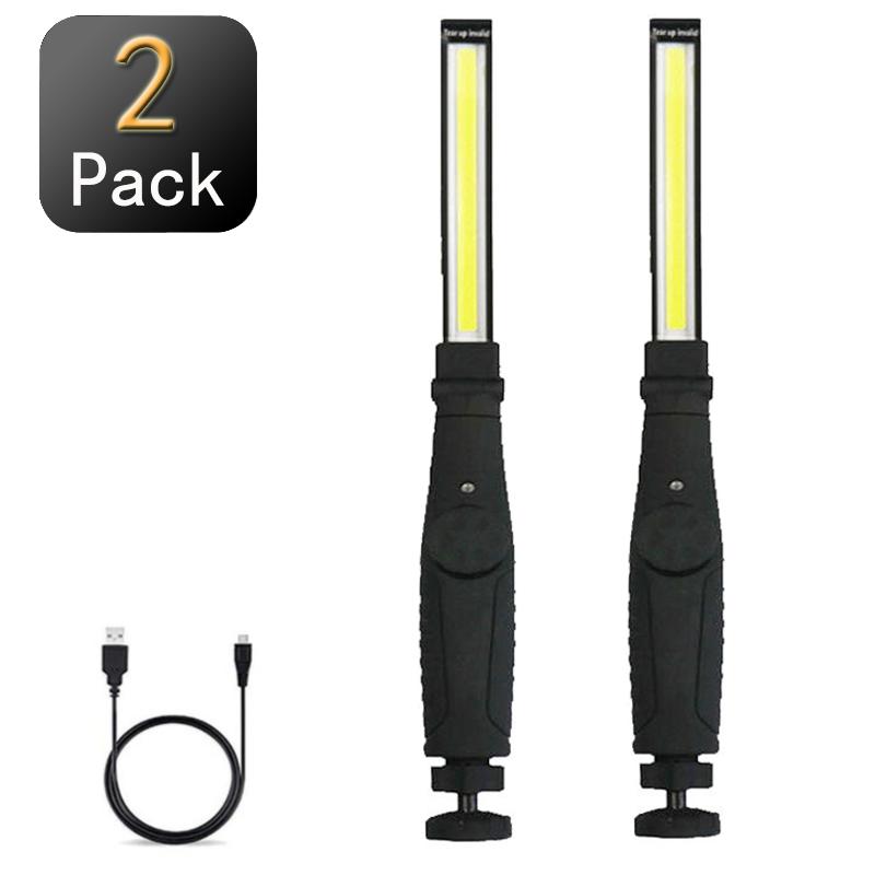 

3in1 COB Work Light Rechargeable LED Work Light with Magnetic Base Super Bright Handled Lamp for Car Repair Home