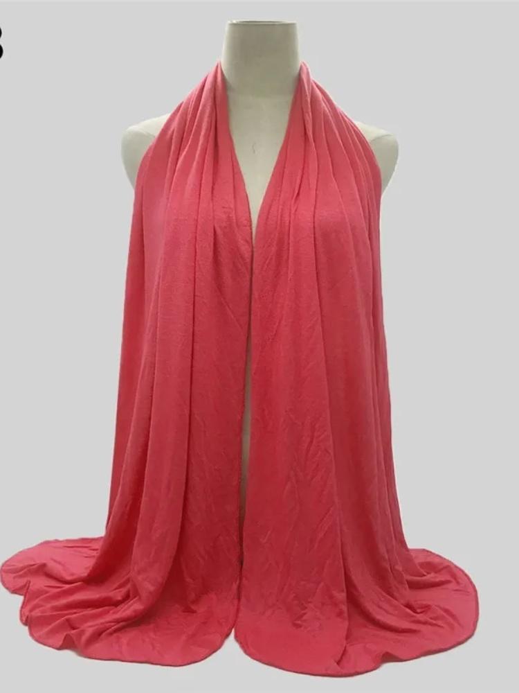 

Multicolor Soft Cotton Muslim Headscarf Instant Hijab Jersey Scarf femme musulman hijabs Islamic shawls and wraps Head Scarves