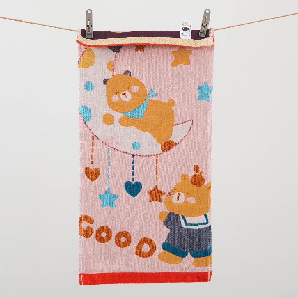 Pure Cotton Gauze Children's Washcloth - Soft, A-Class Towel for Baby, Bath, & Face Use.