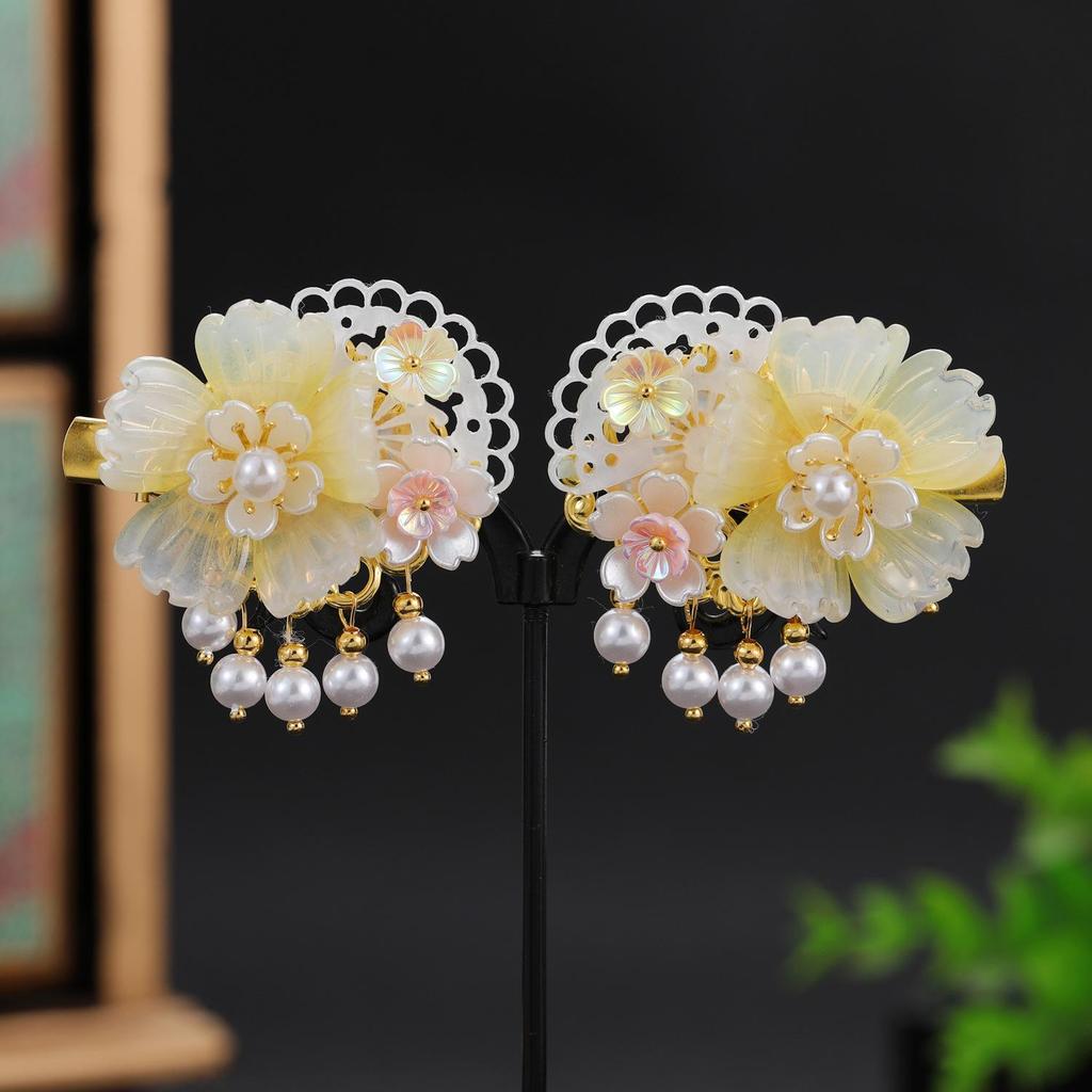 Children's Hanfu Headdress: Chinese Style Tassel Hairpin for Girls' Ancient Costume