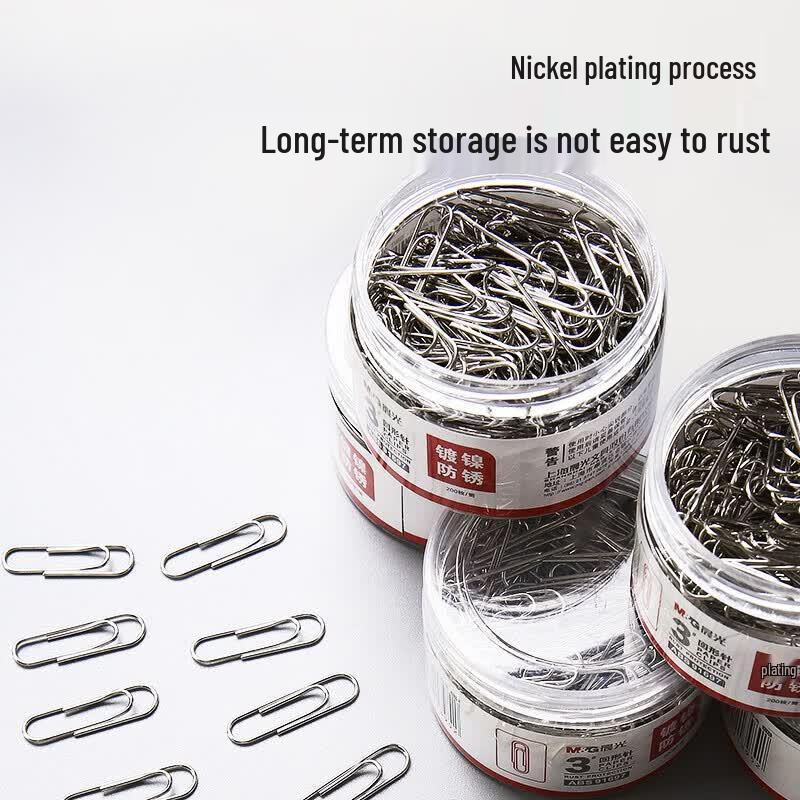 Chenguang Creative Colored Metal Paperclips (2 Tubes)
