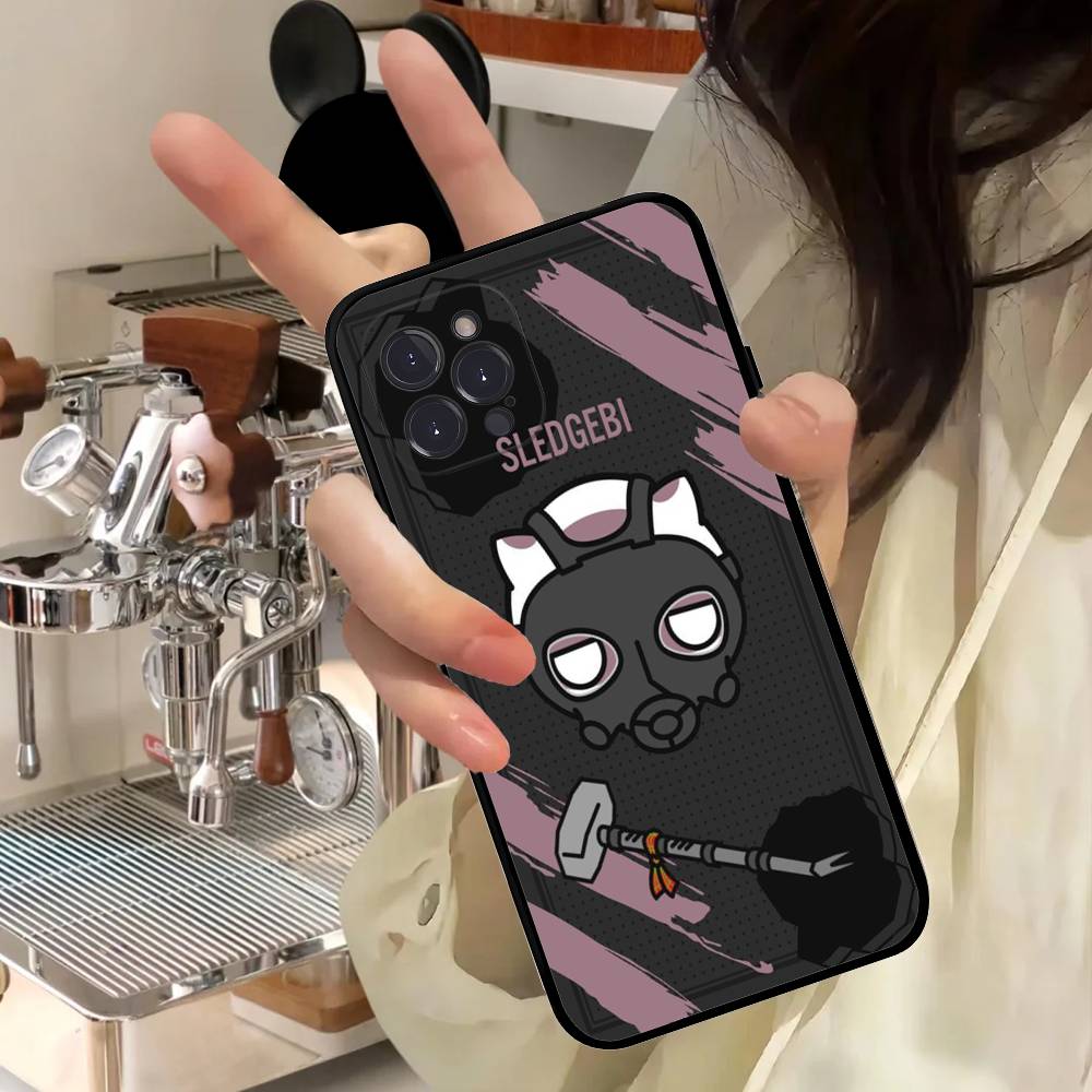 R-Rainbowes Game Six Siege Anime Handyhülle Für IPhone 17 16 15 14 11 12 13 Mini Pro XS Max Plus Funda Hülle