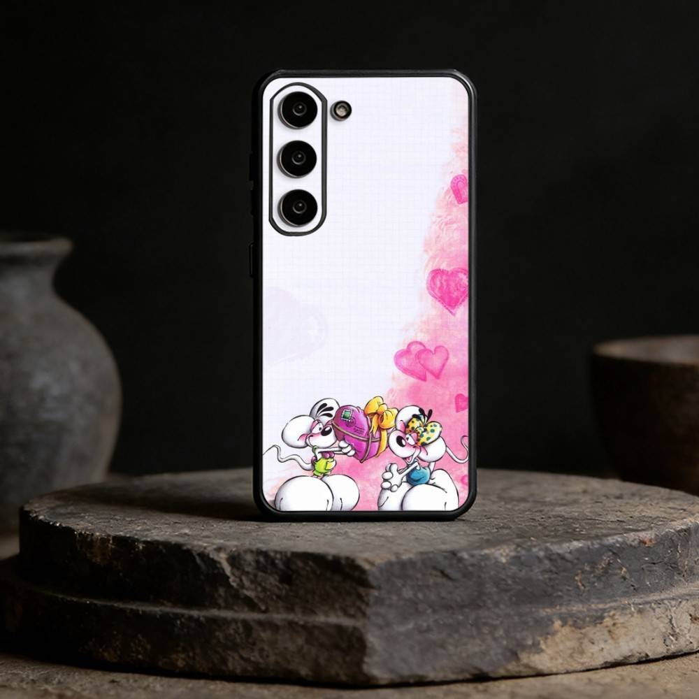cartoon Diddl Mouse Phone Case For Samsung Galaxy A13,21s,22,31,32,52,53,71,72,73,Soft Black Cover